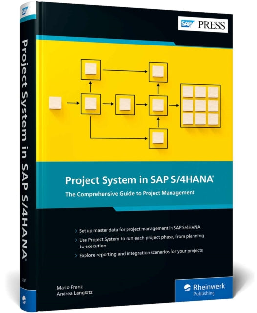 Book cover of: Project System in SAP S/4HANA. By: Mario Franz