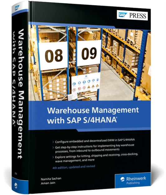 Book cover of: Warehouse Management with SAP S/4HANA. By: Namita Sachan