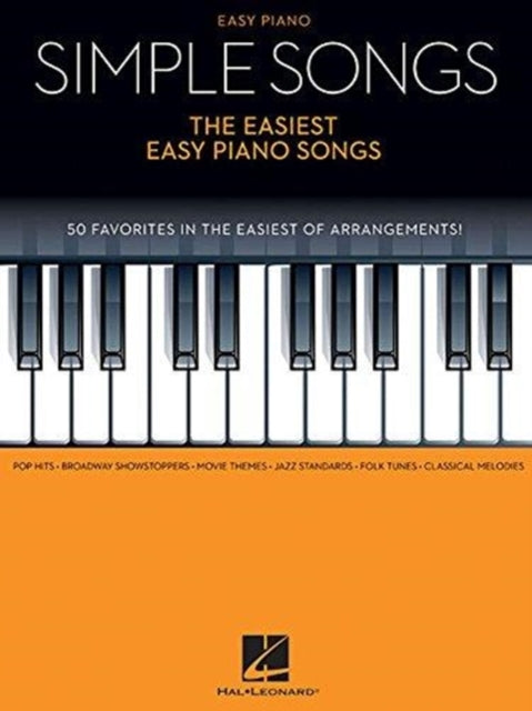 Book cover of: Simple Songs - The Easiest Easy Piano Songs