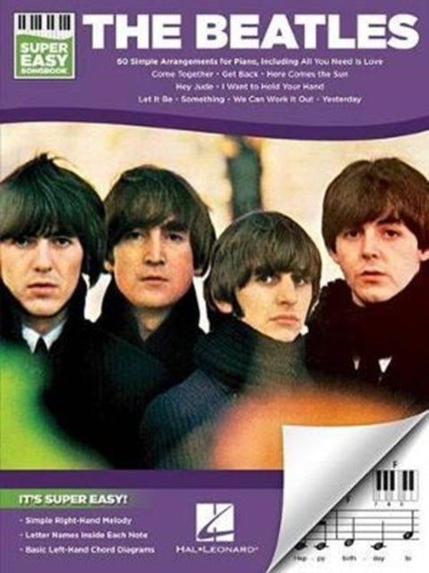 Book cover of: Beatles - Super Easy Songbook. By: The Beatles