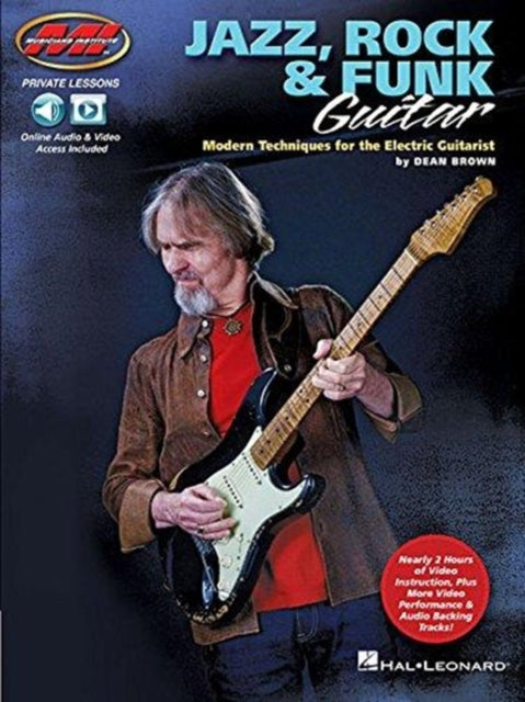 Book cover of: Jazz, Rock & Funk Guitar. By: Dean Brown