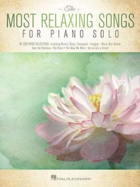 Book cover of: Most Relaxing Songs for Piano Solo