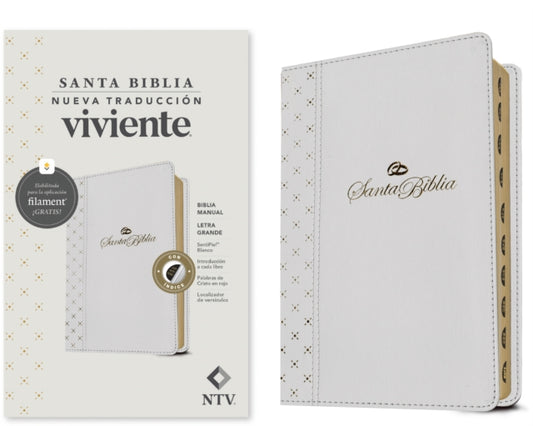 Book cover of: Biblia Manual NTV, Letra Grande Con Filament