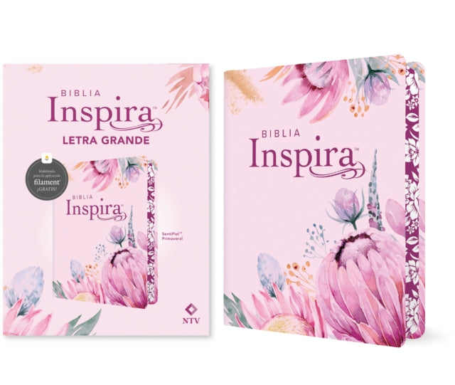 Book cover of: Biblia Inspira NTV, Letra Grande Con Filament