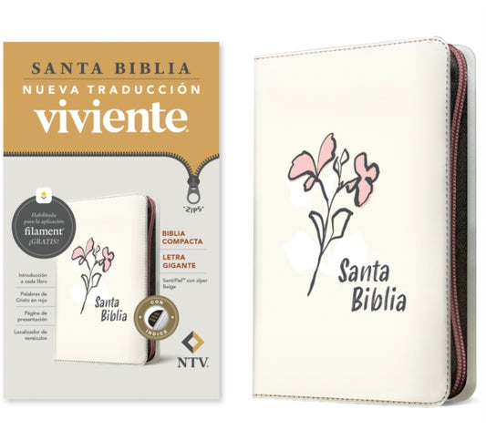 Book cover of: Biblia Compacta NTV, Letra Gigante De Z Per Con Filament