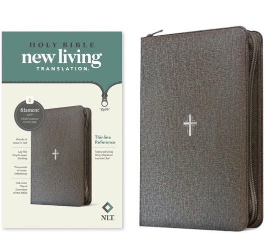Book cover of: NLT Thinline Reference Zipper Bible, Filament Enabled