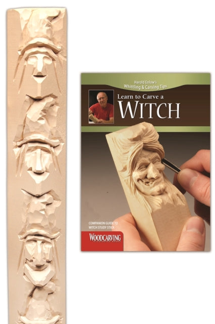 Learn to Carve a Witch Study Stick Kit