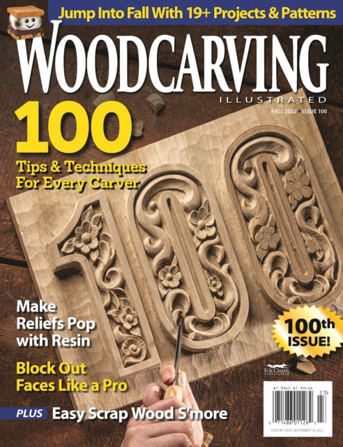 Book cover of: Woodcarving Illustrated Issue 100 Fall 2022