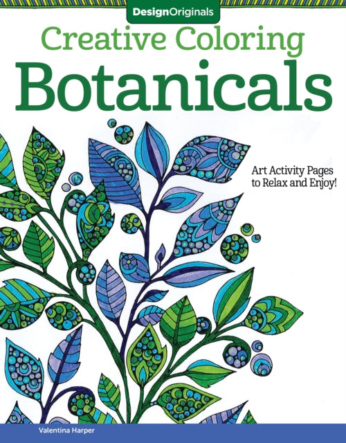 Book cover of: Creative Coloring Botanicals. By: Valentina Harper