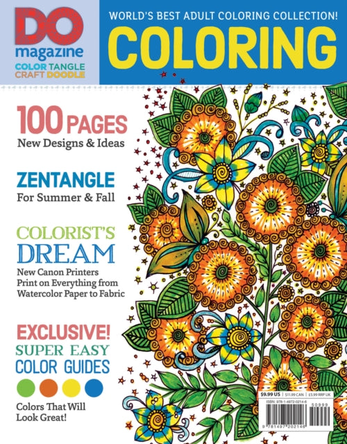 Book cover of: DO: Color, Tangle, Craft, Doodle (#5). By: Editors of DO Magazine