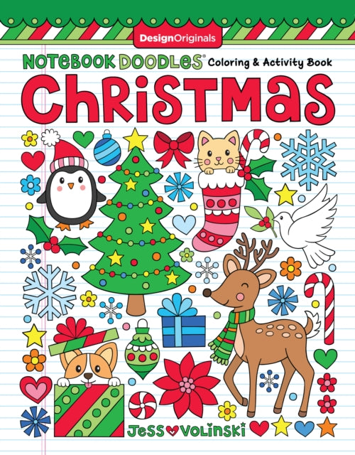 Book cover of: Notebook Doodles Christmas. By: Jess Volinski