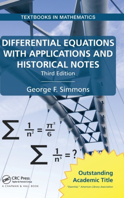 Book cover of: Differential Equations with Applications and Historical Notes
