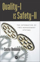 Book cover of: Quality-I Is Safety-ll. By: Sasho Andonov