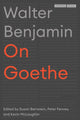 Book cover of: On Goethe. By: Walter Benjamin