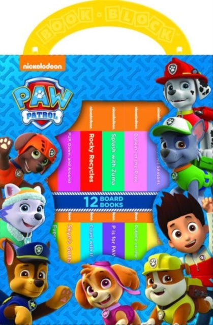 Book cover of: Nickelodeon PAW Patrol: 12 Board Books. By: Editors of Phoenix International Publications