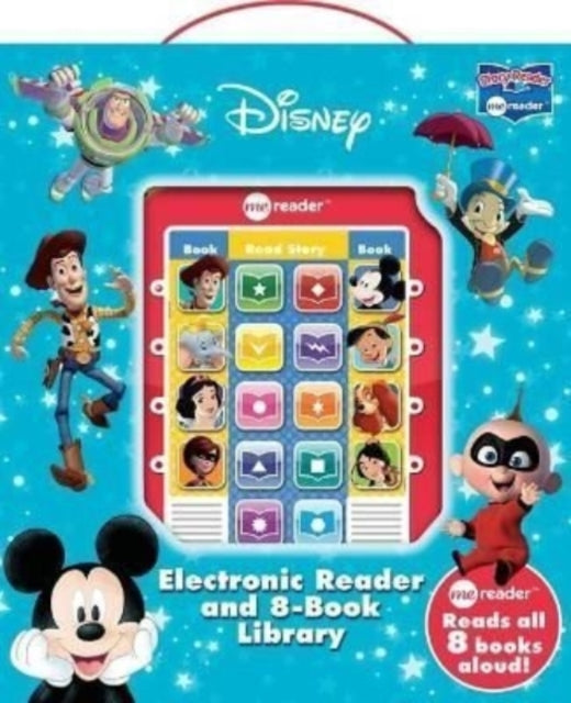 Book cover of: Disney: Me Reader Electronic Reader and 8-Book Library Sound Book Set. By: Riley Beck