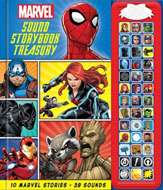Book cover of: Marvel: Sound Storybook Treasury. By: PI Kids
