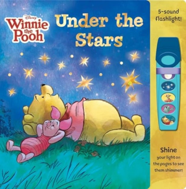 Book cover of: Glow Disney Winnie The Pooh Under The Stars Glow Flashlight. By: PI Kids