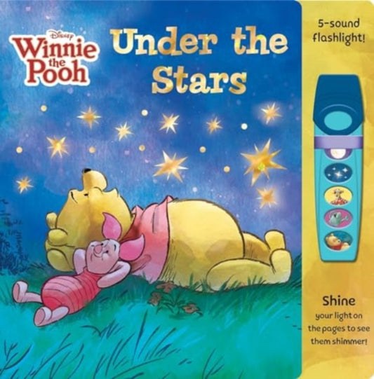 Book cover of: Glow Disney Winnie The Pooh Under The Stars Glow Flashlight. By: PI Kids