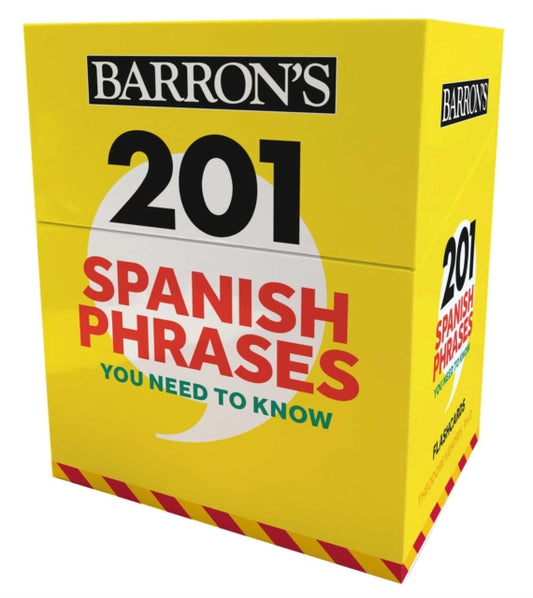 Book cover of: 201 Spanish Phrases You Need to Know Flashcards. By: Theodore Kendris