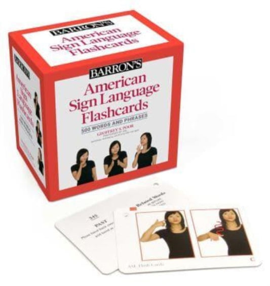 Book cover of: American Sign Language Flashcards: 500 Words and Phrases, Second Edition
