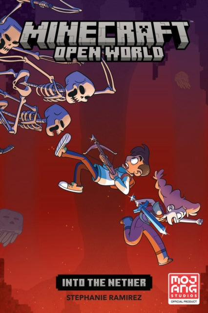 Book cover of: Minecraft: Open World -- Into the Nether (Graphic Novel). By: Stephanie Ramirez