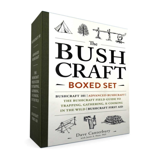 Bushcraft Boxed Set, Bushcraft 101; Advanced Bushcraft; The Bushcraft Field Guide to Trapping, Gathering, & Cooking in the Wild; Bushcraft First Aid 9781507206690 Dave Canterbury