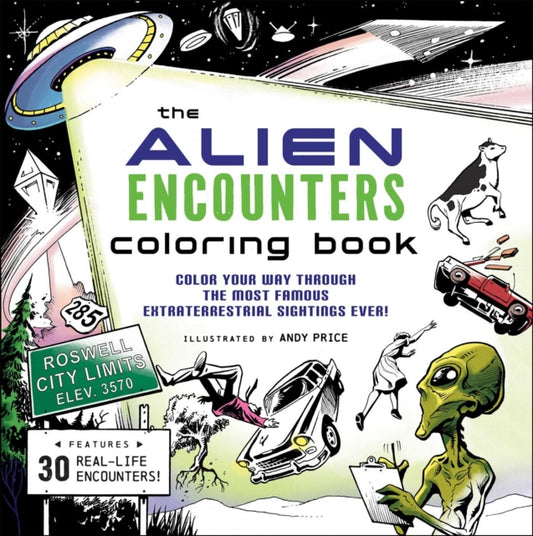 Book cover of: Alien Encounters Coloring Book