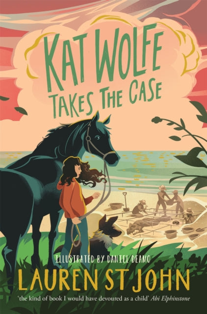 Book cover of: Kat Wolfe Takes the Case. By: Lauren St John