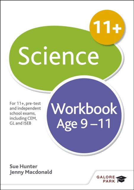 Book cover of: Science Workbook Age 9-11. By: Sue Hunter