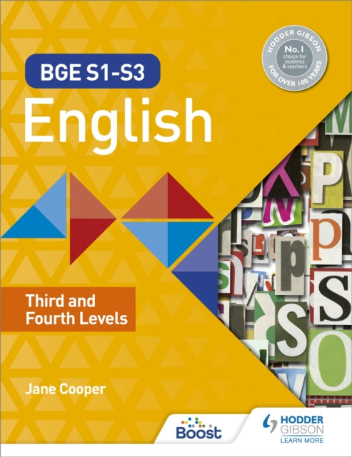 Book cover of: BGE S1–S3 English: Third and Fourth Levels. By: Jane Cooper