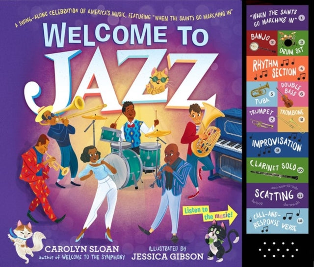 Book cover of: Welcome to Jazz. By: Carolyn Sloan