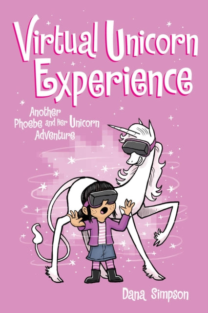 Book cover of: Virtual Unicorn Experience. By: Dana Simpson