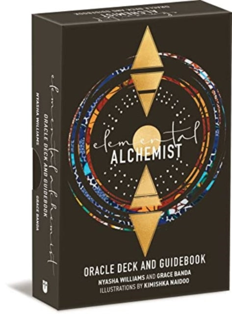 Book cover of: Elemental Alchemist Oracle Deck and Guidebook. By: Nyasha Williams