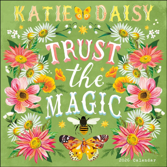 Book cover of: Katie Daisy 2026 Wall Calendar