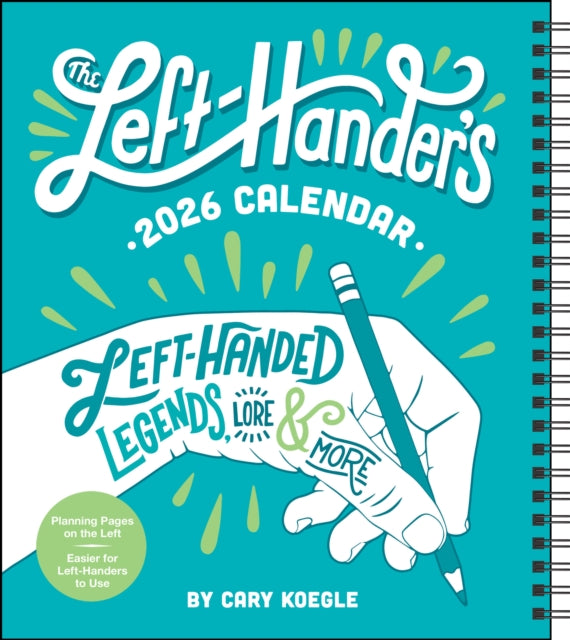 Book cover of: Left-Hander's 12-Month 2026 Weekly Planner Calendar