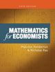 Book cover of: Mathematics for Economists. By: Malcolm Pemberton