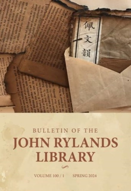 Book cover of: Bulletin of the John Rylands Library 100/1. By: Fred Schurink