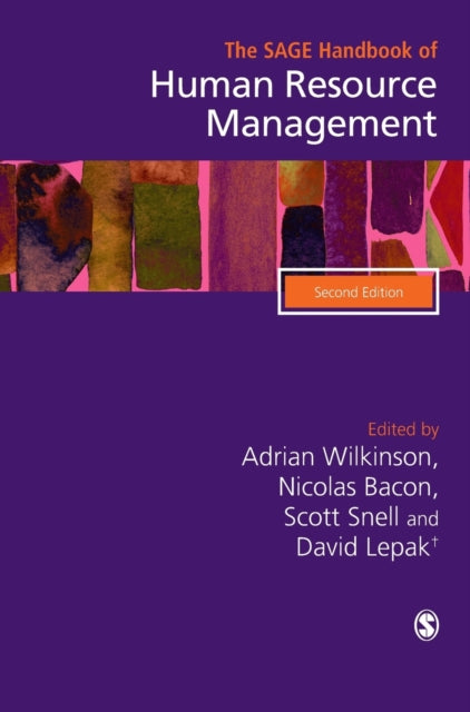 Book cover of: SAGE Handbook of Human Resource Management. By: Adrian Wilkinson