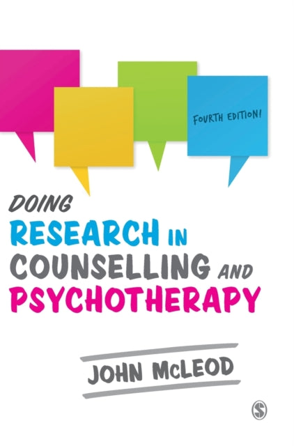 Book cover of: Doing Research in Counselling and Psychotherapy. By: John McLeod