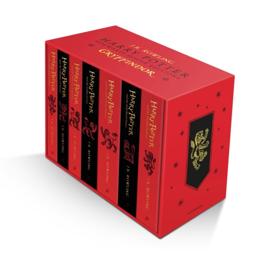 Book cover of: Harry Potter Gryffindor House Editions Paperback Box Set. By: J. K. Rowling