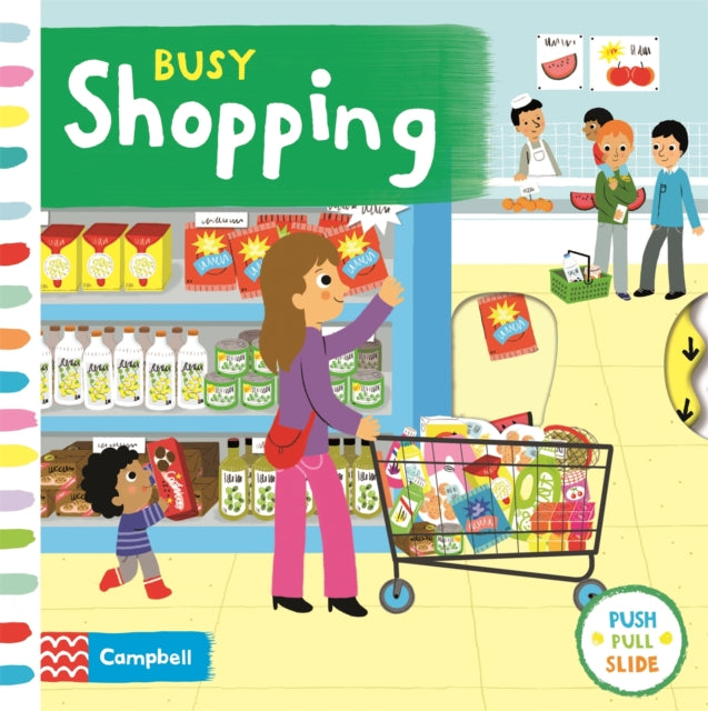 Book cover of: Busy Shopping. By: Mélanie Combes