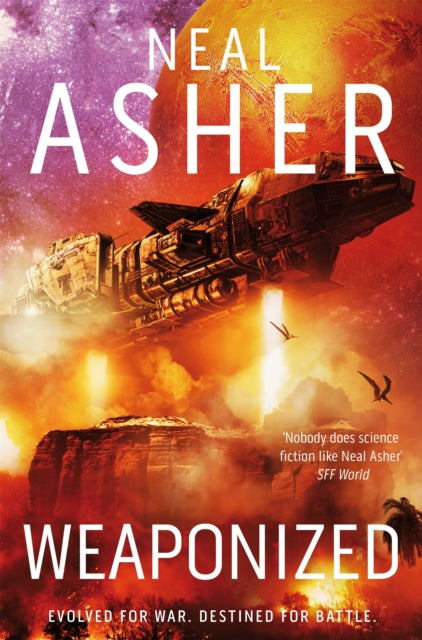 Book cover of: Weaponized. By: Neal Asher