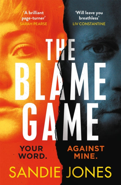 Book cover of: Blame Game. By: Sandie Jones