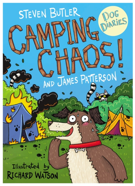 Book cover of: Dog Diaries: Camping Chaos!. By: Steven Butler