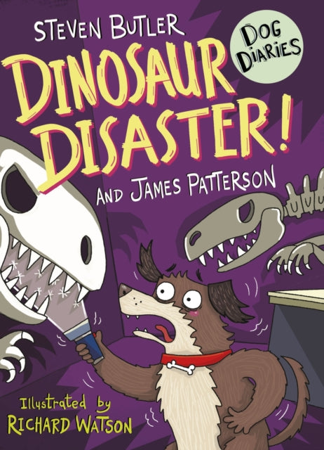 Book cover of: Dog Diaries: Dinosaur Disaster!. By: Steven Butler