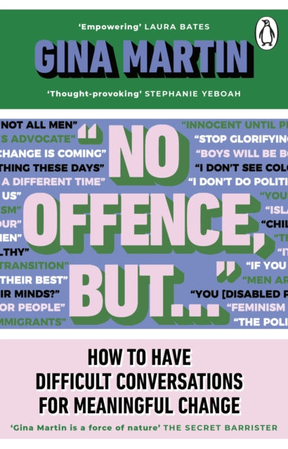 Book cover of: "No Offence, But...". By: Gina Martin
