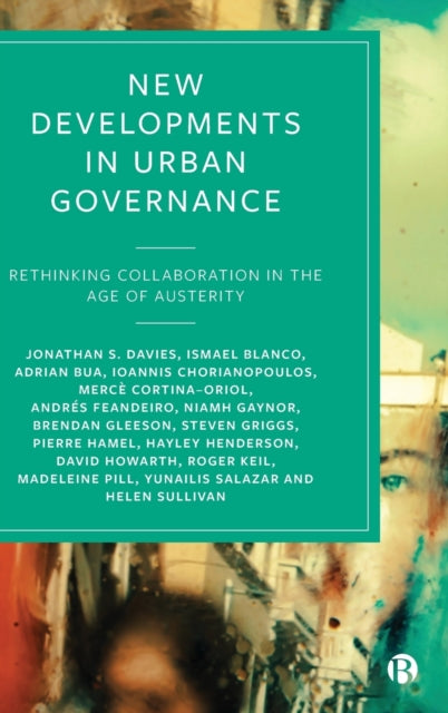 Book cover of: New Developments in Urban Governance. By: Jonathan S. Davies