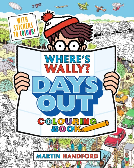 Book cover of: Where's Wally? Days Out: Colouring Book. By: Unknown