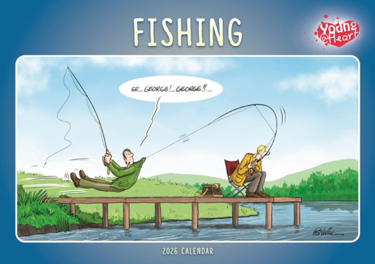 Book cover of: Fishing Young At Heart A4 Calendar 2026